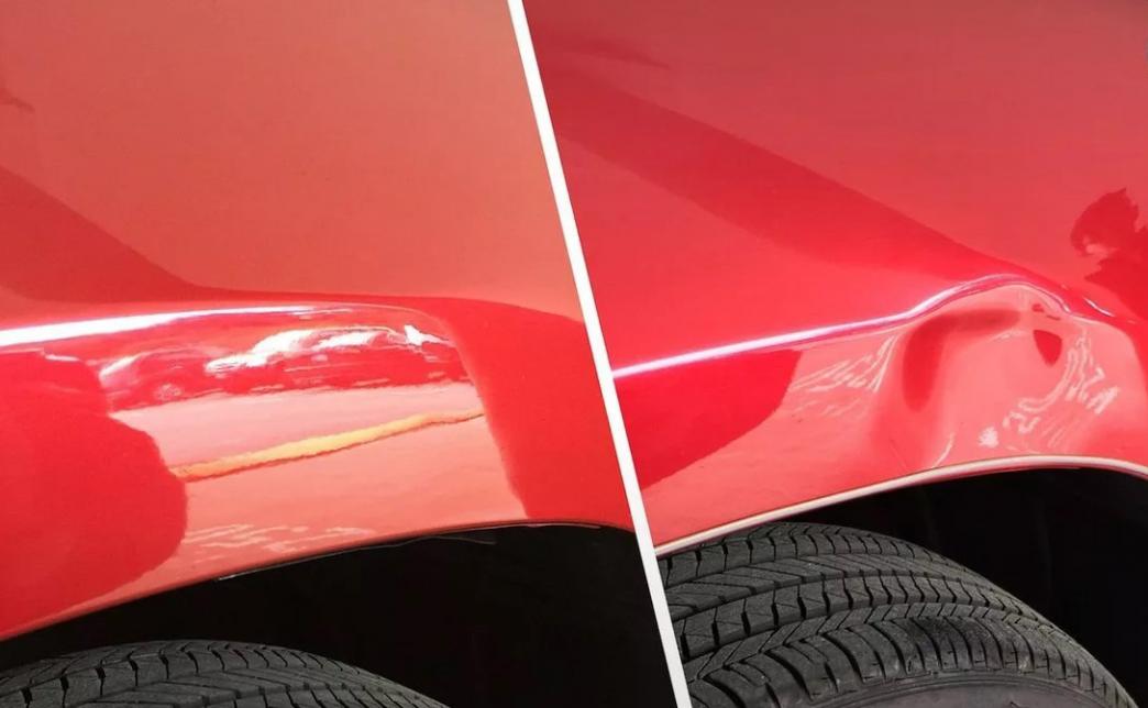 Paintless dent repair work