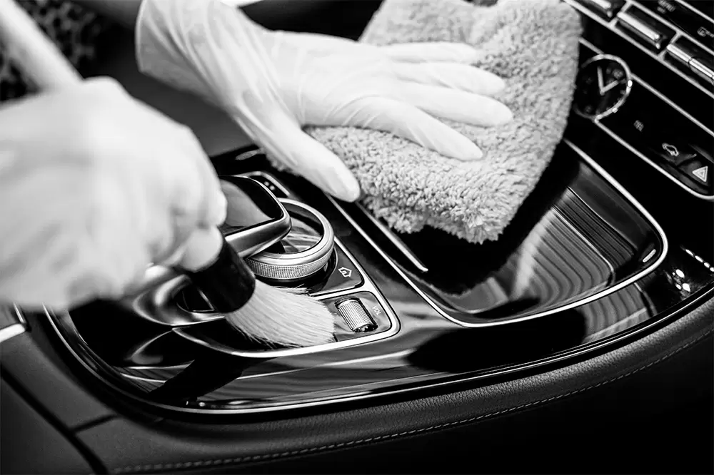 Interior car valeting